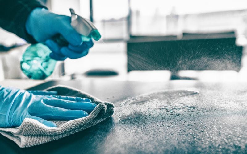 cleaning and disinfecting