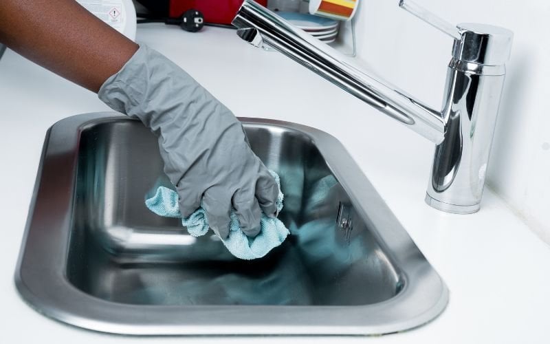black sludge in your sink